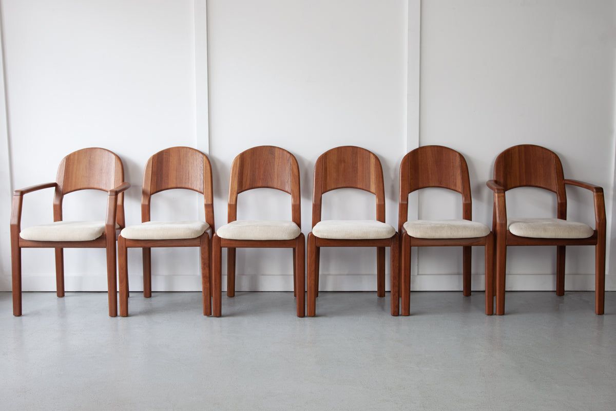 Set of Six Dyrlund Dining Chairs