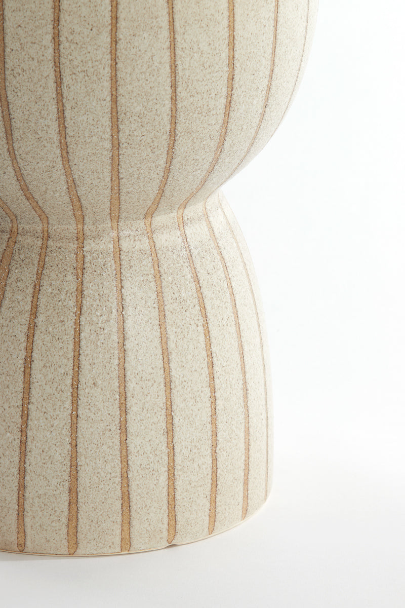 Contemporary Finca Ceramic Stool