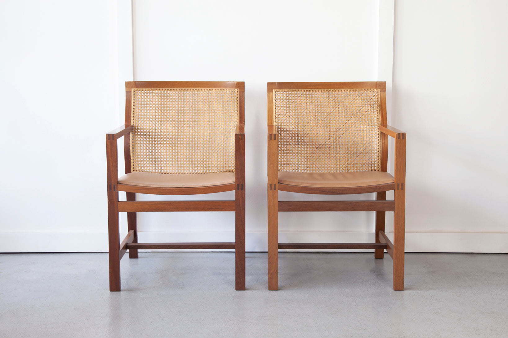 Pair of 'King' Chairs by Rud Thygesen