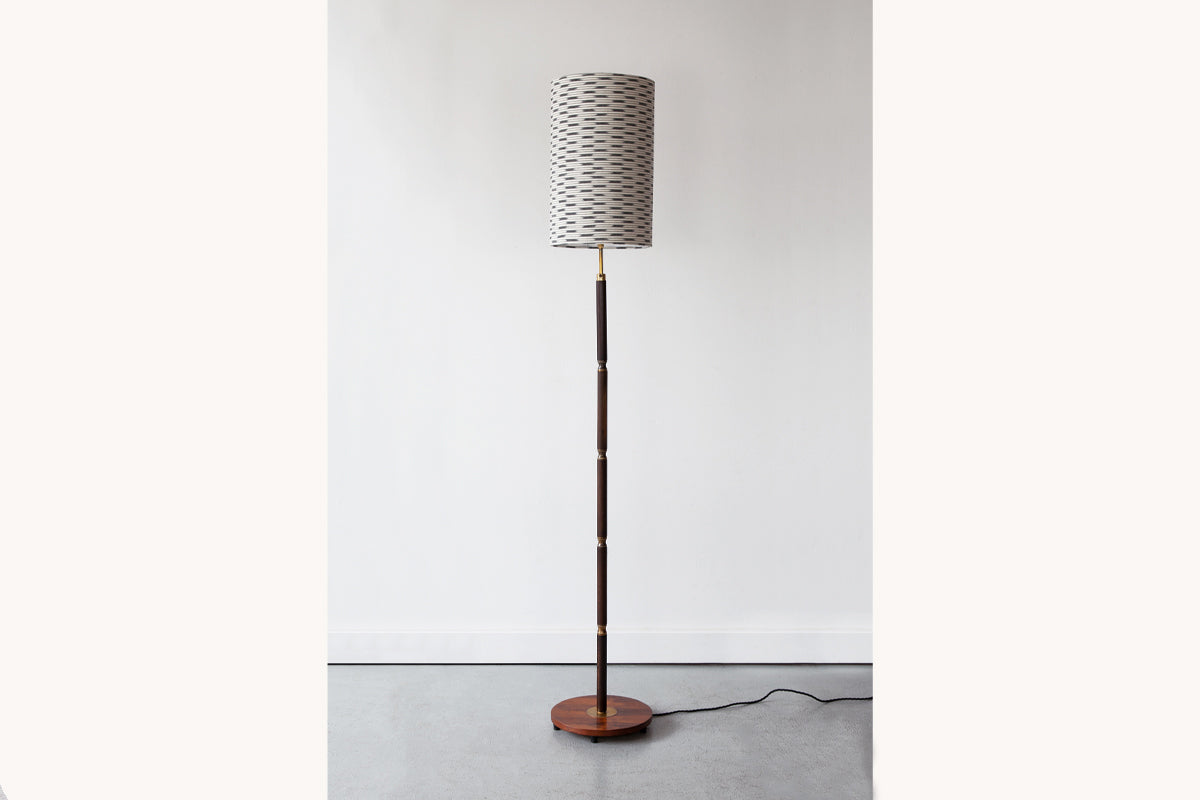 Danish Floor Lamp In Rosewood