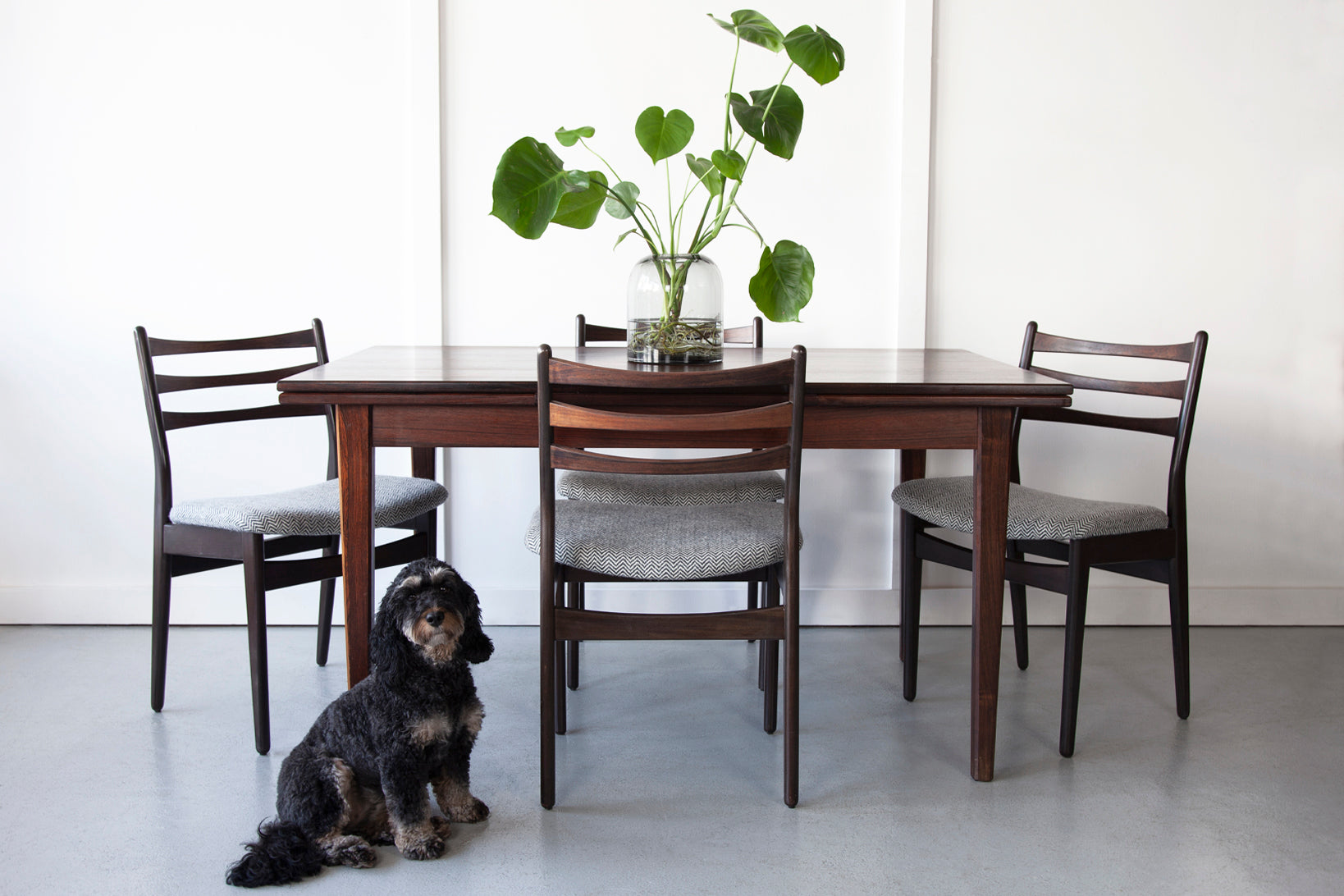 Danish Rosewood Extendable Dining Table // ON HOLD
