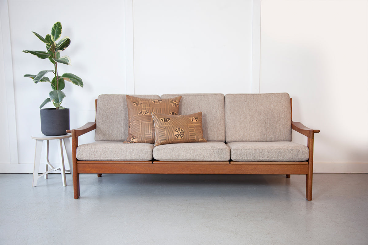 Danish Three-Seater Sofa