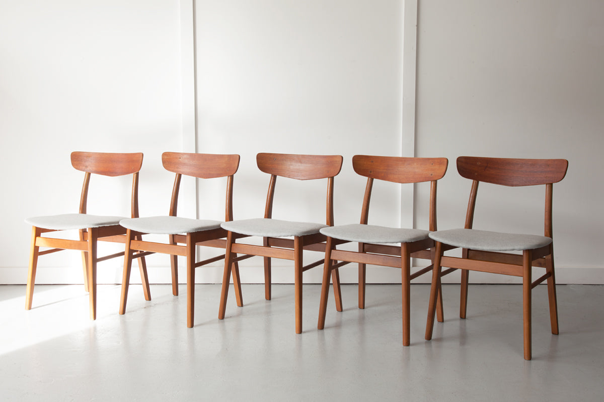 Set of Five Farstrup Dining Chairs
