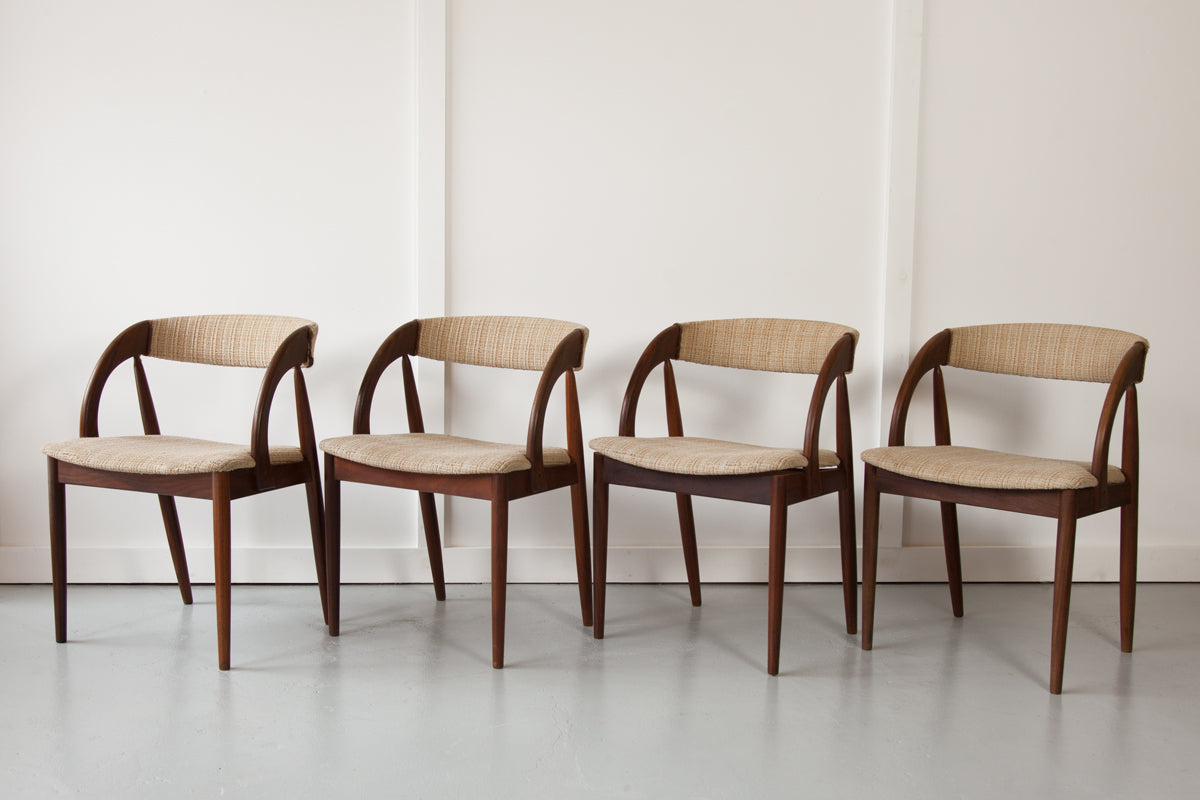 Set of 4 Rosewood Dining Chairs