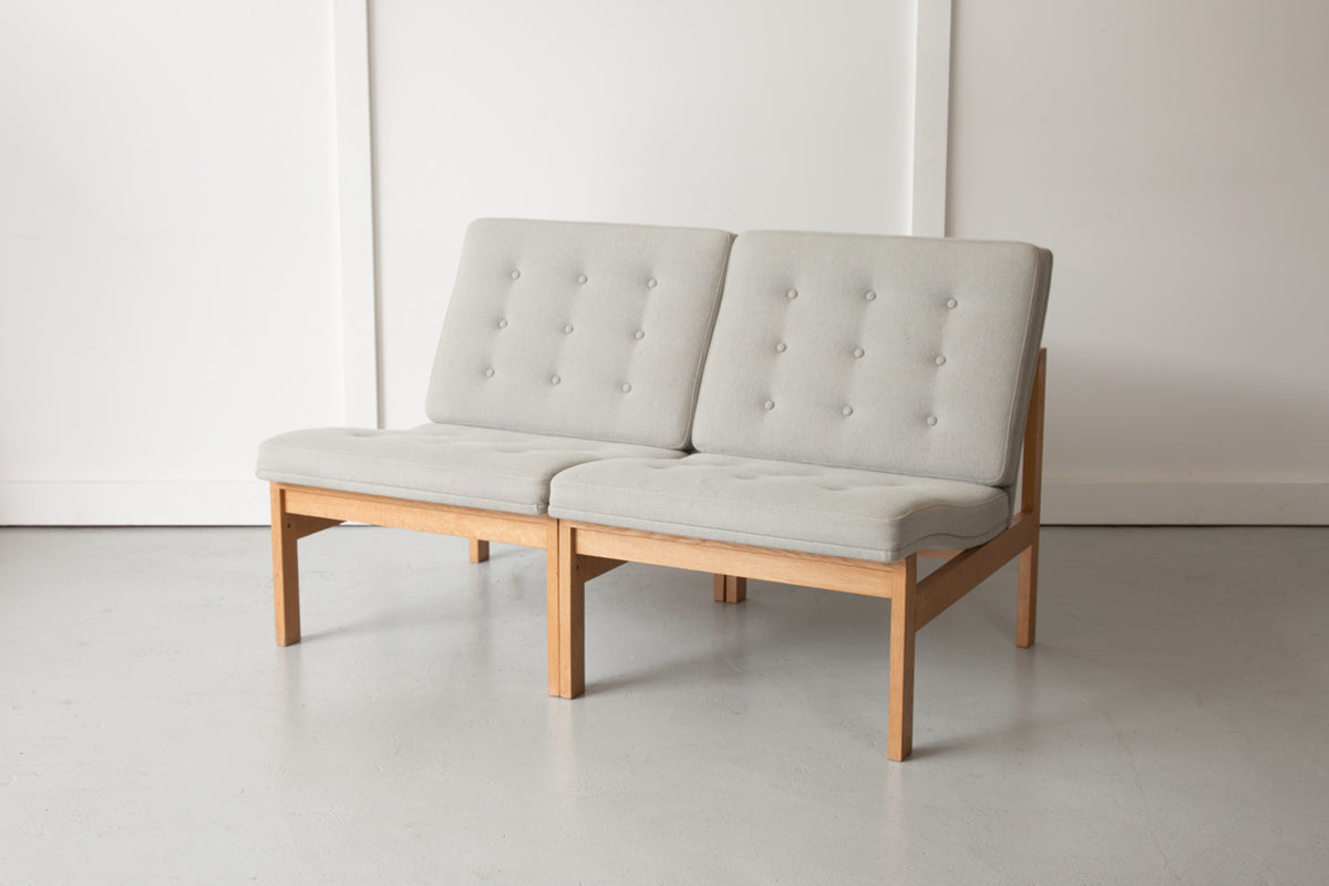 Pair of Iconic 'Moduline' Chairs, Designed by Ole Gjerløv-Knudsen