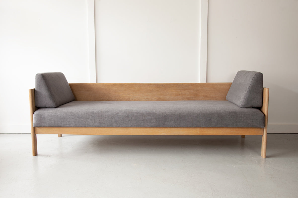 Oak 3-Seater Sofa / Daybed / Sofa-Bed