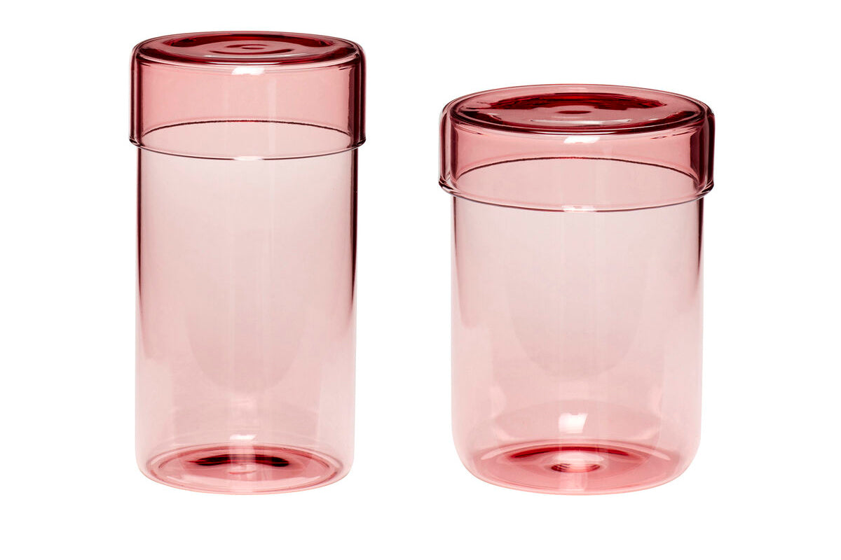 Pink Storage Jars