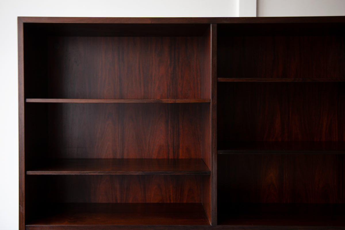 Wide Rosewood Bookcase
