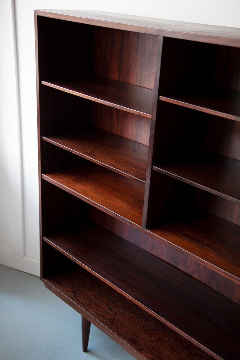 Wide Rosewood Bookcase