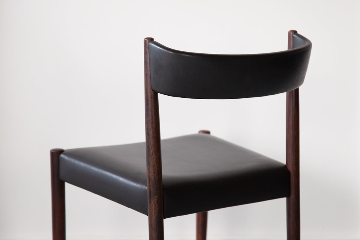 Set of Four Rosewood Dining Chairs